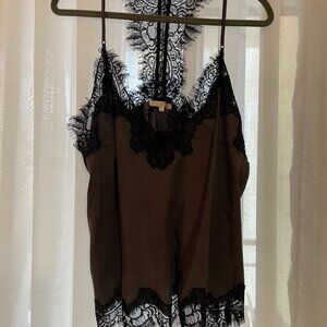 Gold Hawk - Silk Lucy Crop Cami